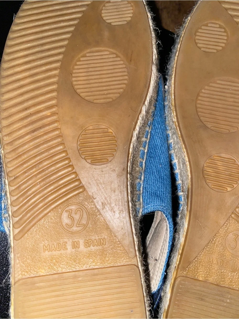 Stella McCartney Blue Denim Butterfly Patchwork Espadrille Slingback Sandals 32